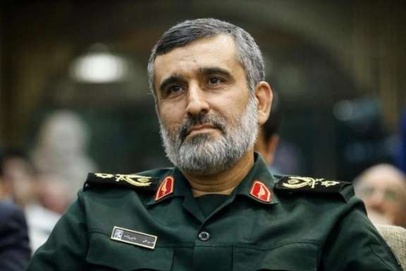 The IRGC Aerospace Commander Amir Ali Hajizadeh
