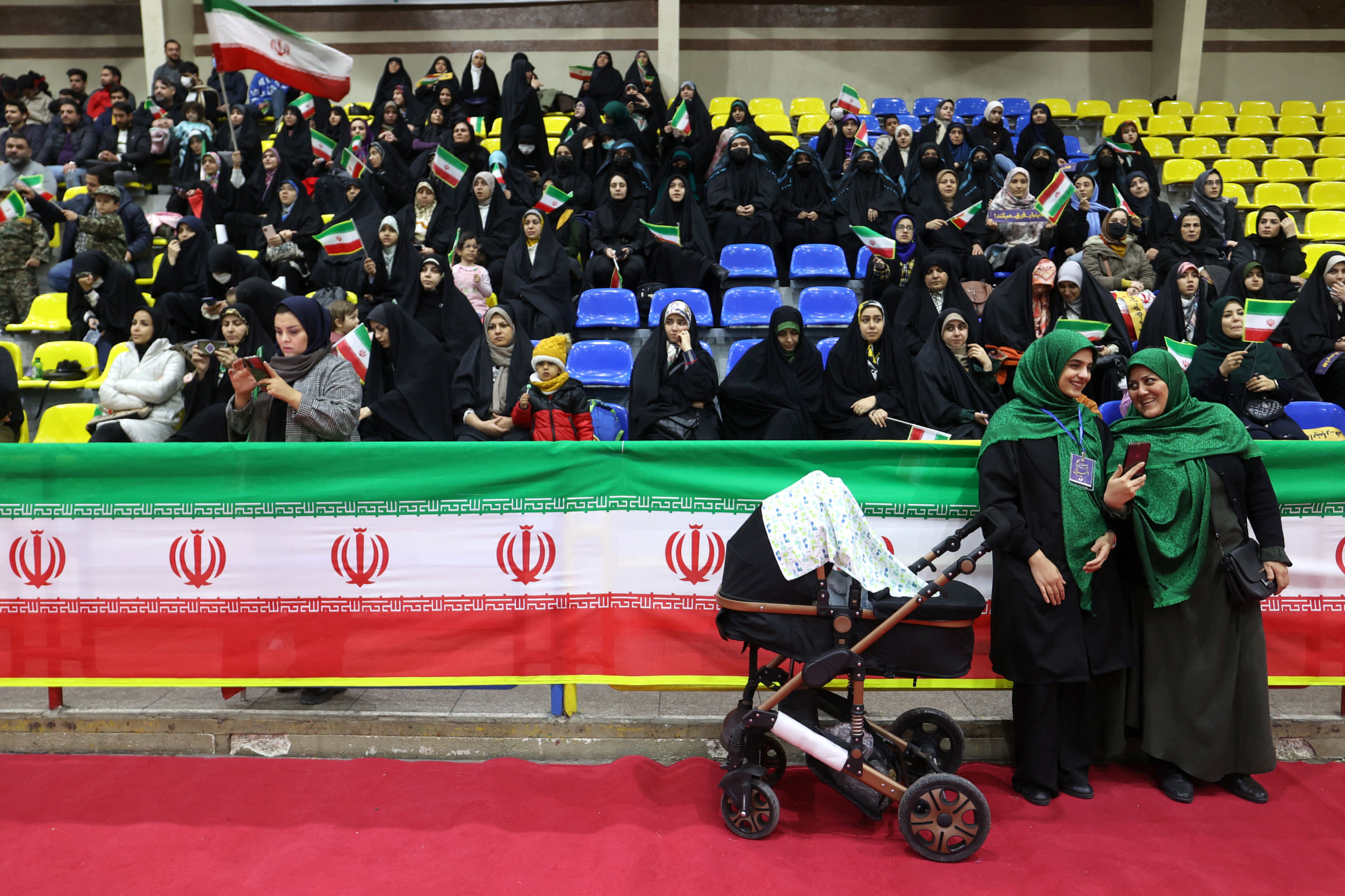 An event to encourage people to vote in the parliamentary election, Tehran, February 27, 2024  
