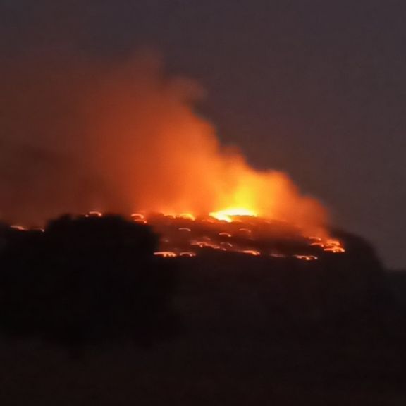 آتشسوزی جنگلها و مراتع کوه نیر، دومین کوه مرتفع کهگیلویه و بویراحمد، ادامه دارد