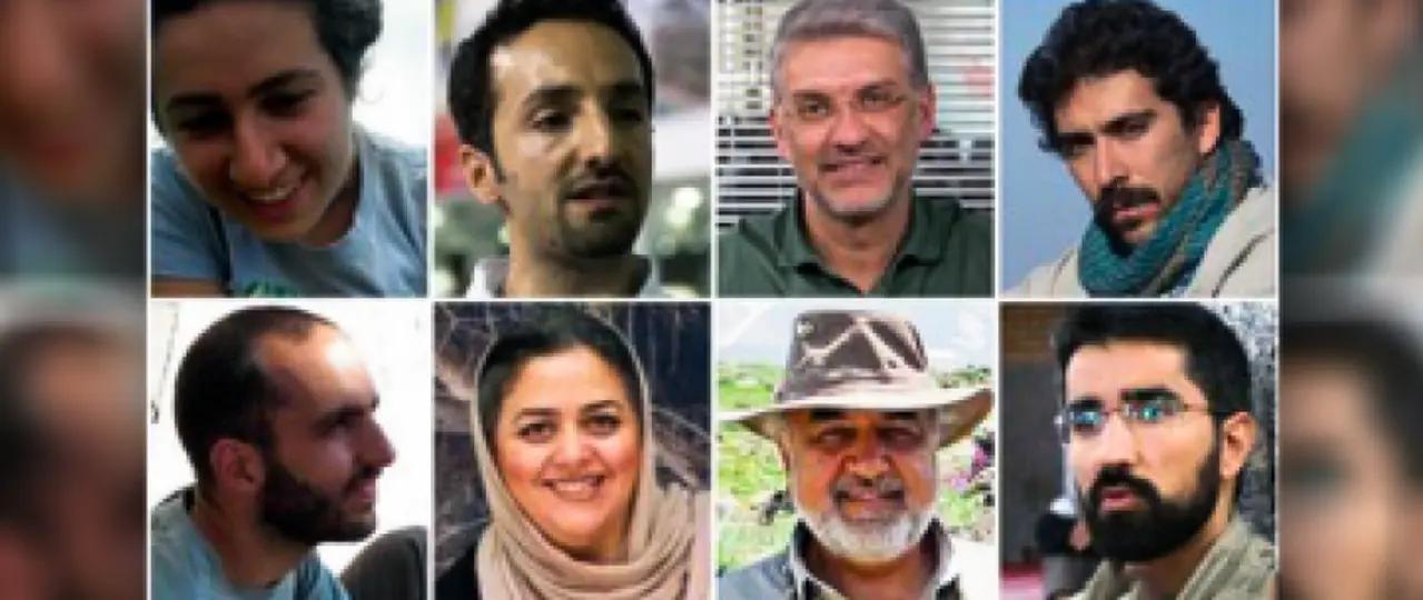 Imprisoned Iranian ecologists and environmentalists 
