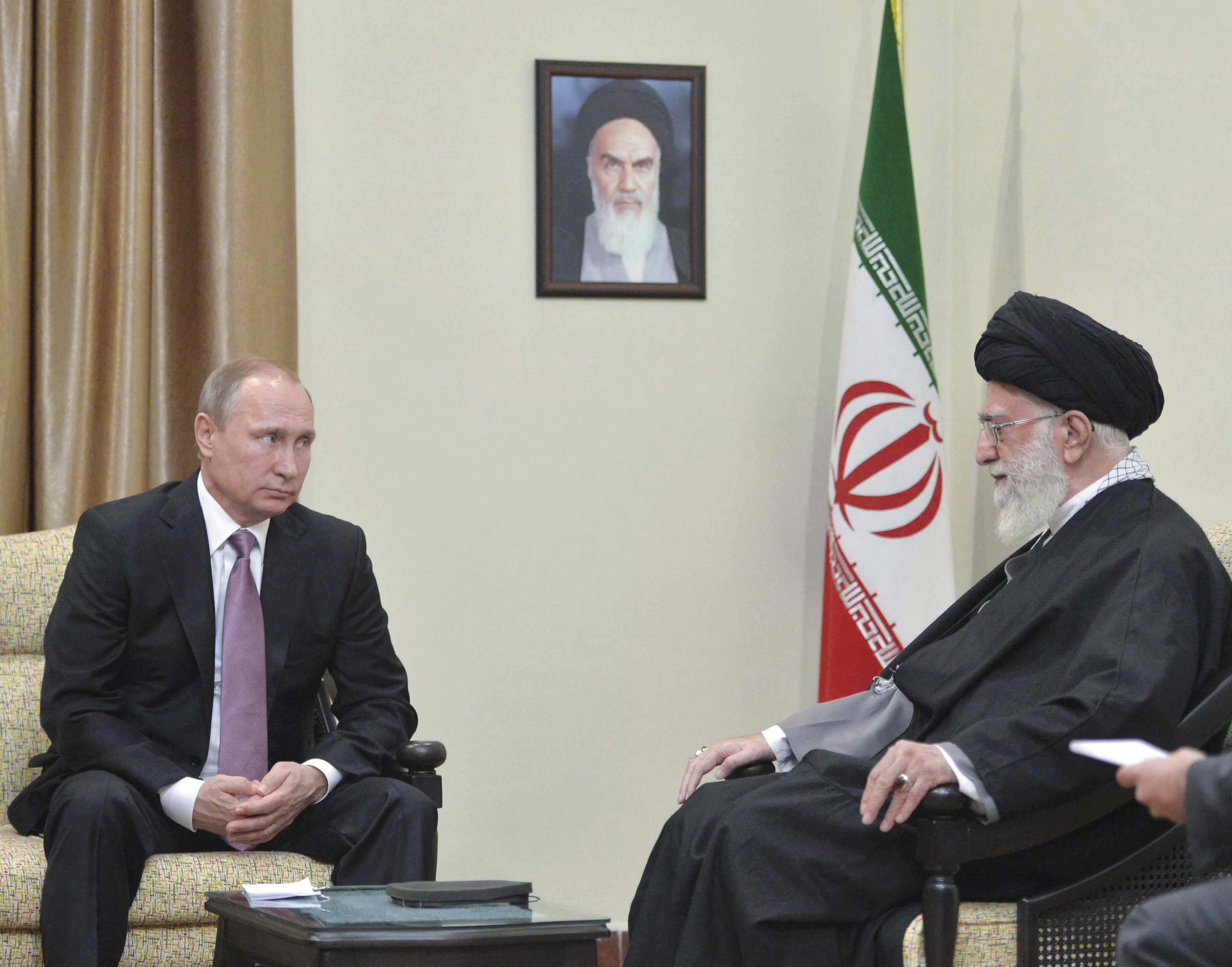 In Iran Tuesday, Putin Has Grain, Syria On Agenda