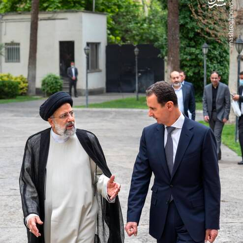 پیام رئیسی به بشار اسد:نظام جهانی در حال رقم خوردن به نفع ما است