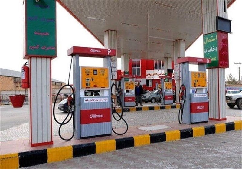 A gas station in Iran 