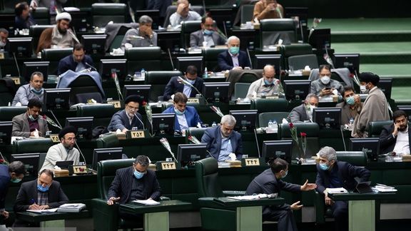 Iranian parliament in session in 2022