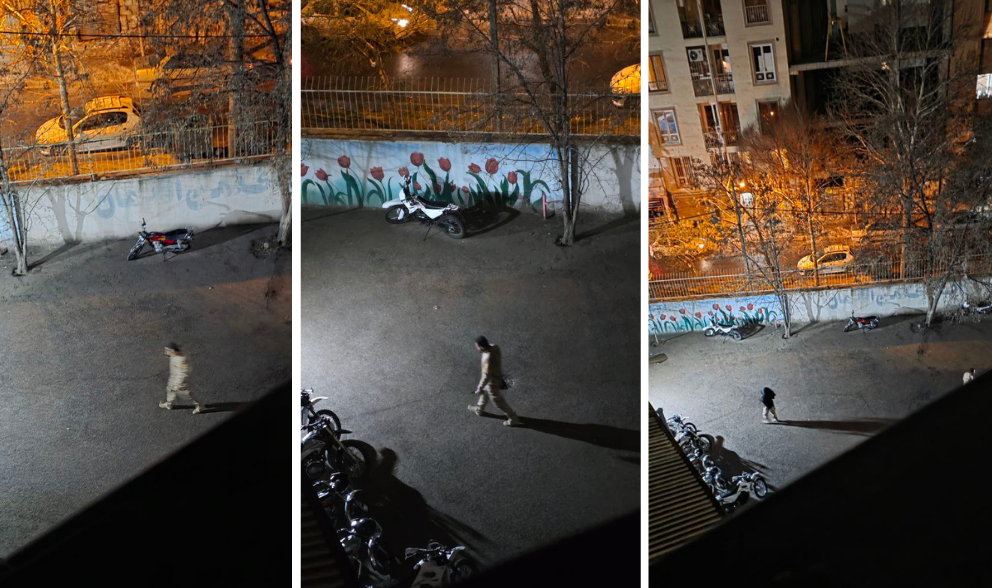 در قزوین در شمال‌غرب ایران، بر اساس ویدیویی که ۱۱ اسفند برای ایران‌اینترنشنال ارسال شد، استقرار نیروهای نظامی و موتورسیکلت‌ها در مدرسه دخترانه صدیقه کبری در خیابان شهید ثالث در محله سرتک قابل مشاهده است