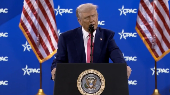 Trump rails against Biden's Iran policy in CPAC speech