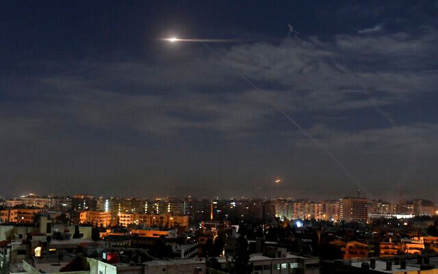 Israel Launches Air Strike Over Damascus, Syria Says