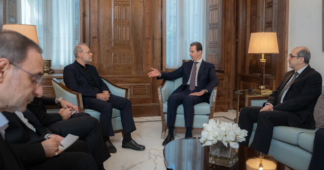 Assad meets Khamenei's top aide as he makes last-ditch efforts to remain in power