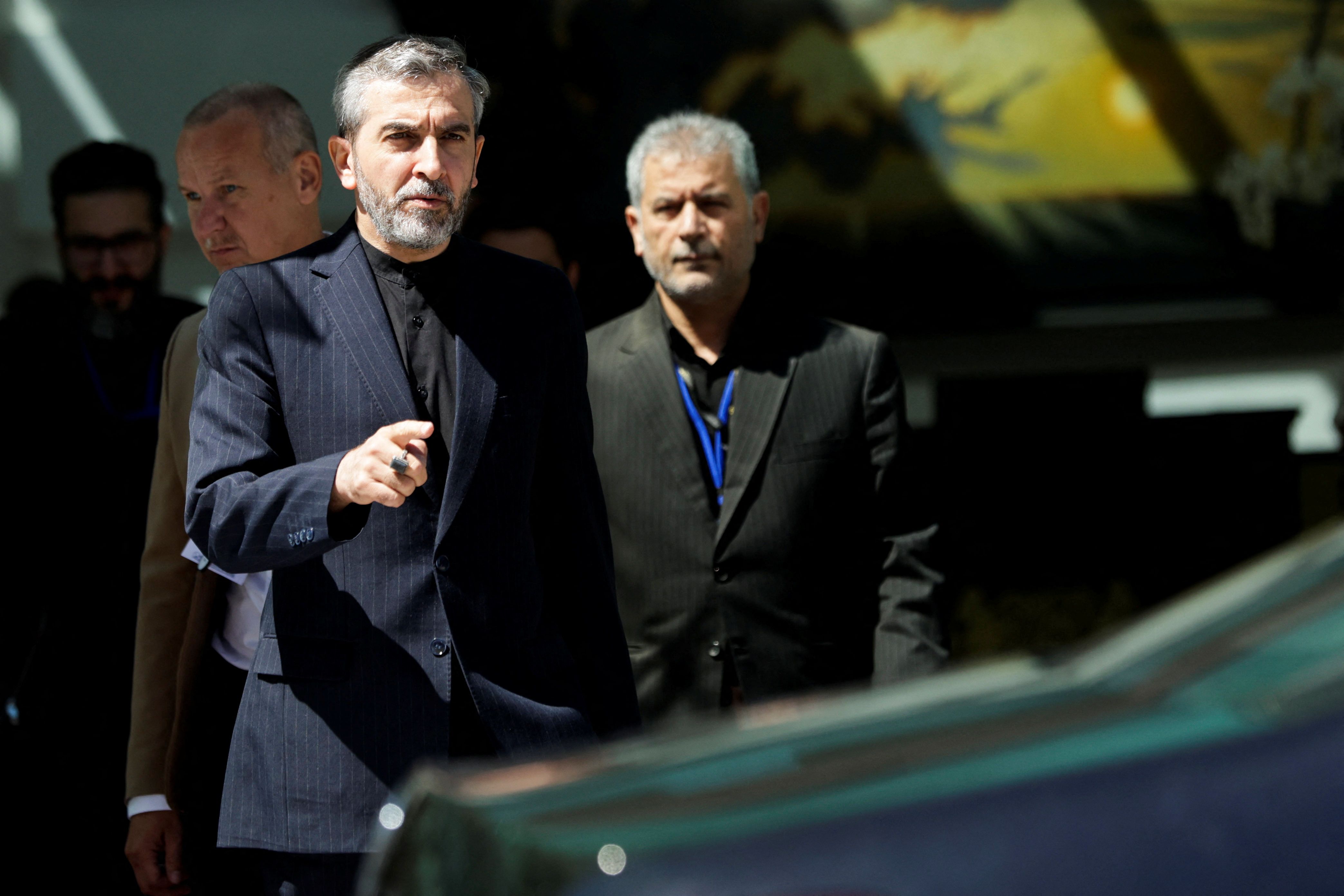 Iran's chief negotiator Ali Bagheri-Kani in Vienna one last time, on August 4, 2022