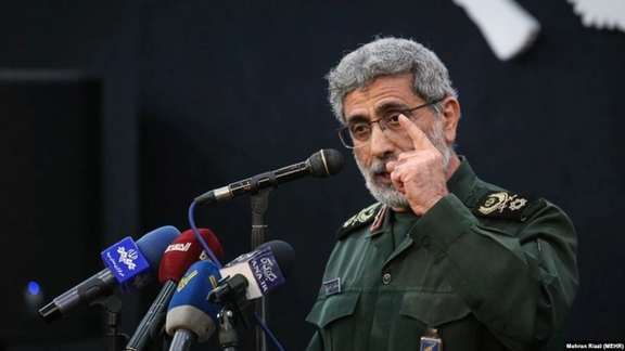 Esmail Ghaani, commander of Iran's Quds Force. FILE photo