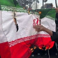 Iranian students burn flag, signaling a new phase in state–society rupture