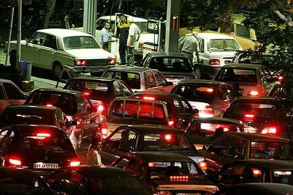 Congestion At Gas Stations As Iran's Fuel Crisis Deepens