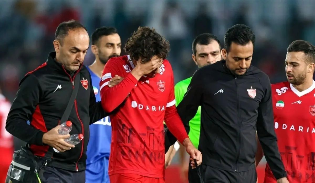 مارکو باکیچ، هافبک پرسپولیس مصدوم شد و دربی ۱۰۶ را از دست داد
