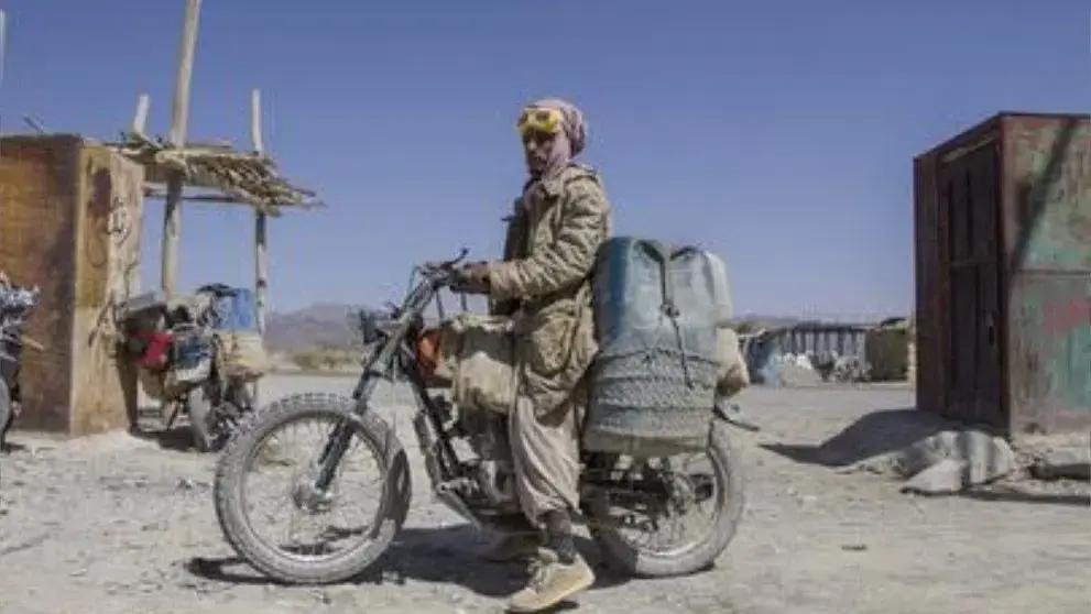 A Baluch fuel smuggler in Iran (Undated)