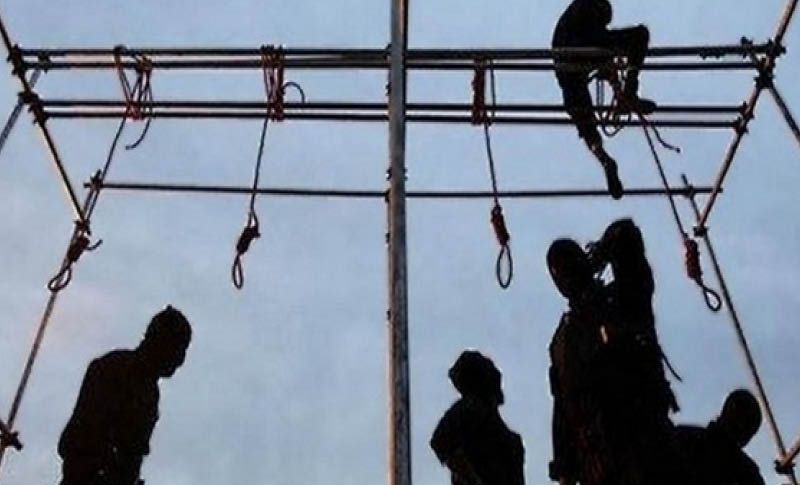 A public execution in Iran 