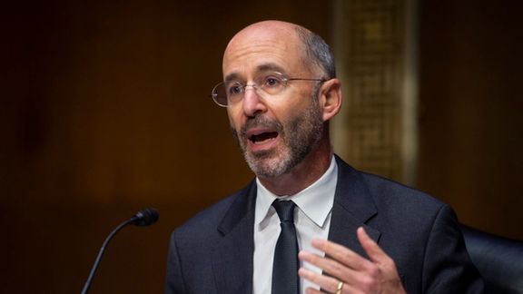 Rob Malley in a US Senate hearing on May 25, 2022
