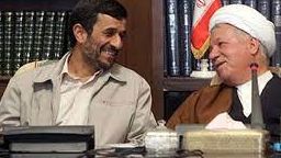 Mahmoud Ahmadinejad and Hashemi Rafsanjani during the former's presidency
