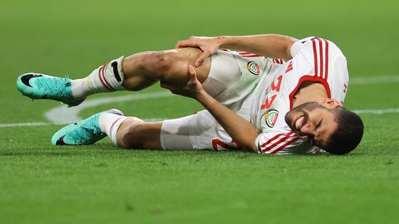 خبر مهم برای اردوی ایران؛ مهمترین مهاجم تیم ملی امارات مصدوم شد