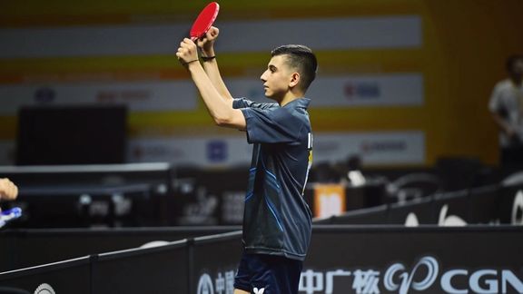 برتری خیرهکننده پدیده ۱۴ ساله تنیس روی میز ایران برابر برترین پینگپنگباز جهان