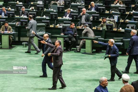 A session of the Iranian parliament