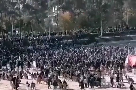 Protests against water shortage in Esfahan, Iran. November 12, 2021