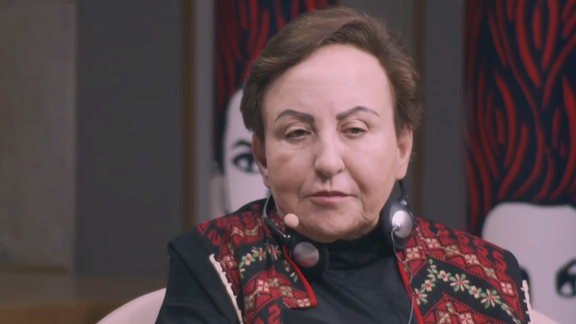 شیرین عبادی در مراسم کمیته نوبل: اگر خشونتی اتفاق بیفتد تقصیر رژیم است مردم خشونت نمیکنند