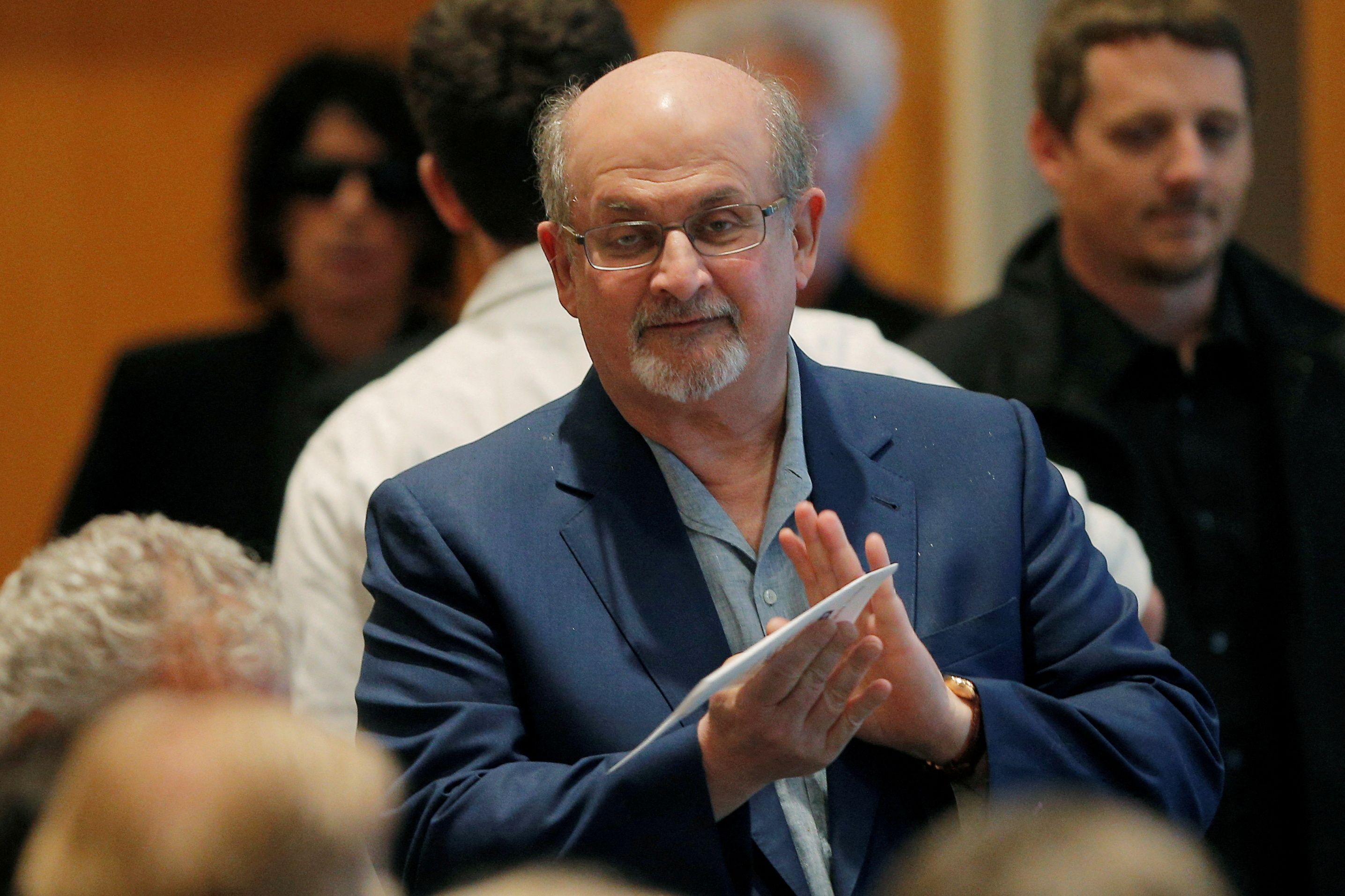 Author Salman Rushdie in 2016