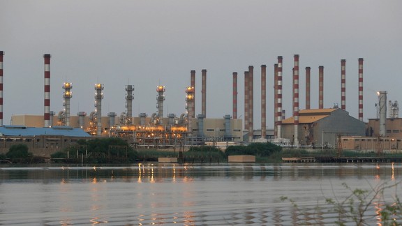 A general view of Abadan oil refinery in southwest Iran, is pictured from Iraqi side of Shatt al-Arab in Al-Faw south of Basra, Iraq September 21, 2019.