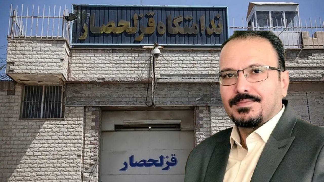 به دنبال مخالفت با زدن دست‌بند، از اعزام احمدرضا حائری به بیمارستان جلوگیری شد