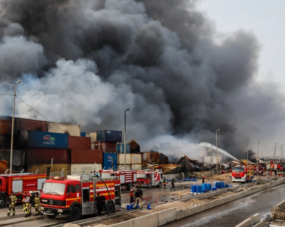 آتشسوزی چند روزه در بندر رجایی؛ کمبود امکانات آتشنشانی عملیات مهار را کند کرد