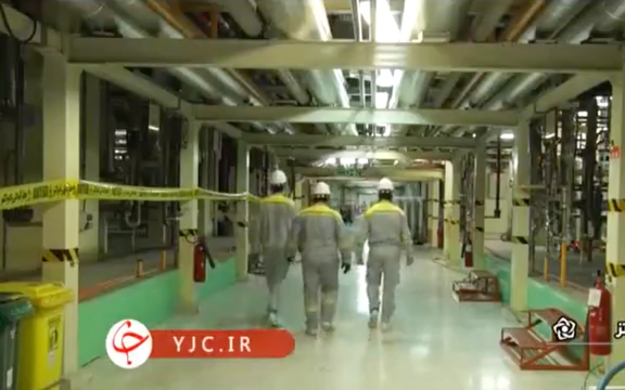 A photo showing part of Natanz uranium enrichment facility. FILE