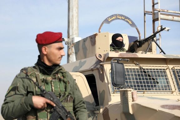 نیروهای دموکراتیک سوریه در شهر حسکه، شمال شرقی سوریه، ۲۱ آذر ۱۴۰۳