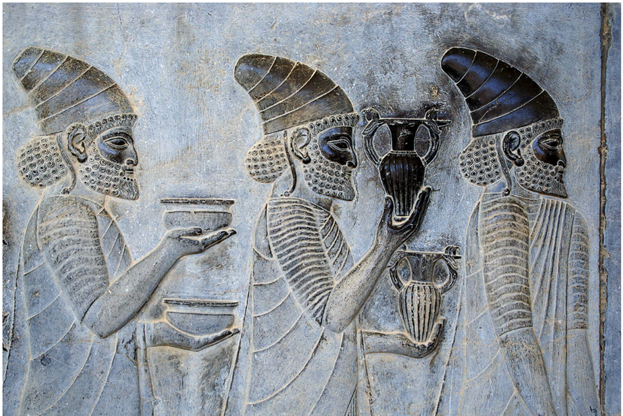 Lydians bearing gifts for the Achaemenid king, Apadana Palace at Persepolis