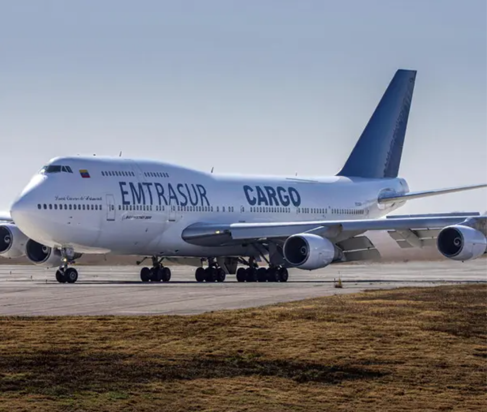 The impounded Venezuelan plane orginally belonging to Iran