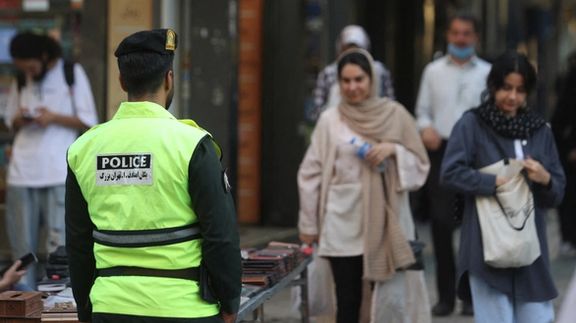 Iranian women walk on a street during the revival of morality police in Tehran, Iran, July 16, 2023.