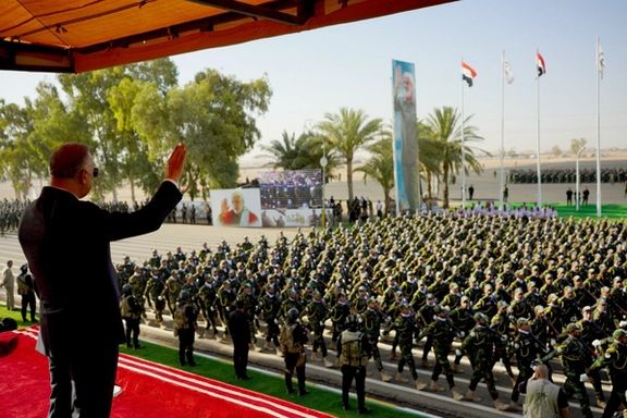 Iran-Backed Hashd Al-Shaabi Forces Hold Military Parade In Iraq