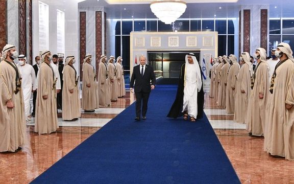 نخستوزیر اسرائیل در بدو ورود تاریخی به ابوظبی: مشتاق تقویت روابط با امارات هستیم