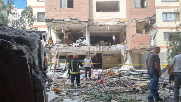 Explosion at residential building in Qom attributed to gas leak. July 14, 2025