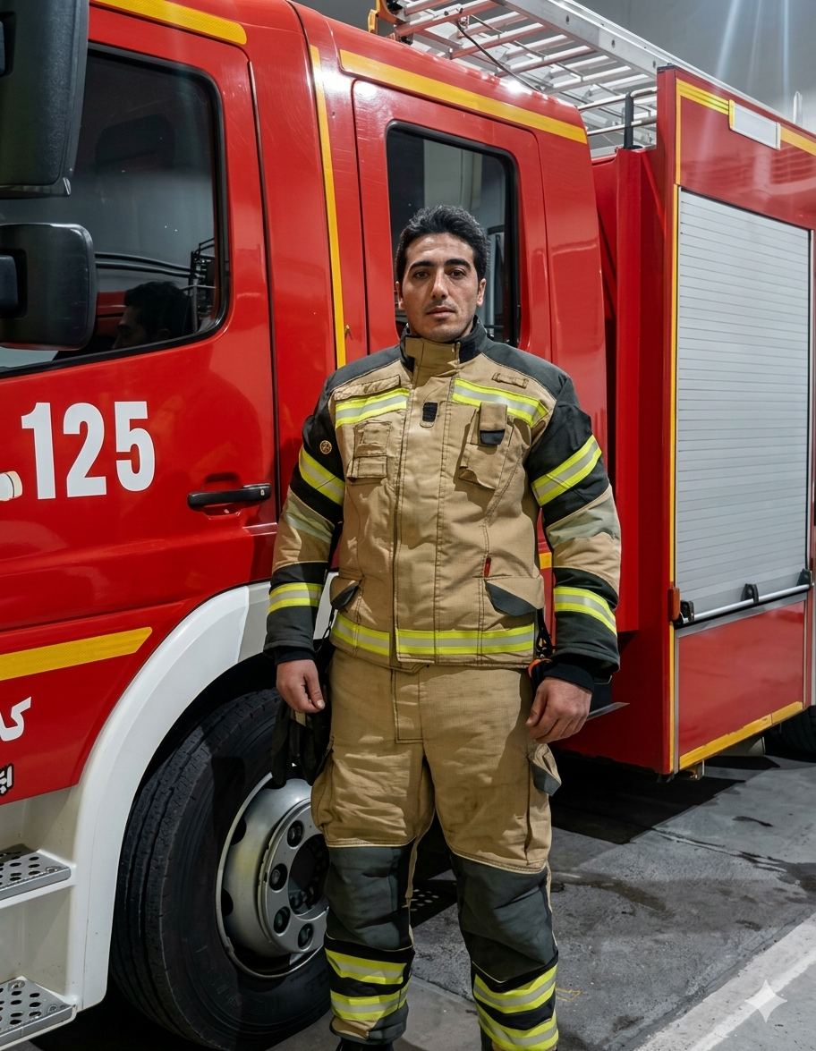 میثم کاظمی؛ آتش‌نشانی که هنگام کمک به معترضان در پرند کشته شد