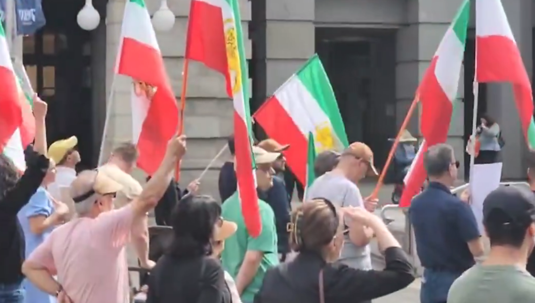 Australian Iranians Protest Death Sentence for Dissident Rapper