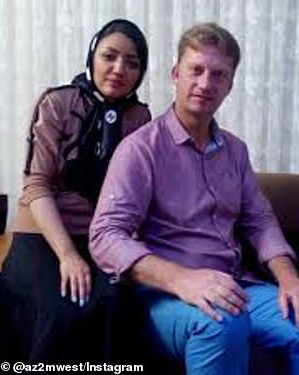 A photo on Michael White's Instagram page purportedly shows him and his Iranian girlfriend Samaneh