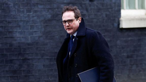 British Minister of State for Security Tom Tugendhat walks outside Downing Street in London, Britain December 6, 2022.