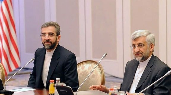 Saeed Jalali (R) is a hardliner and the mentor of current nuclear negotiator Ali Bagheri Kani (L)