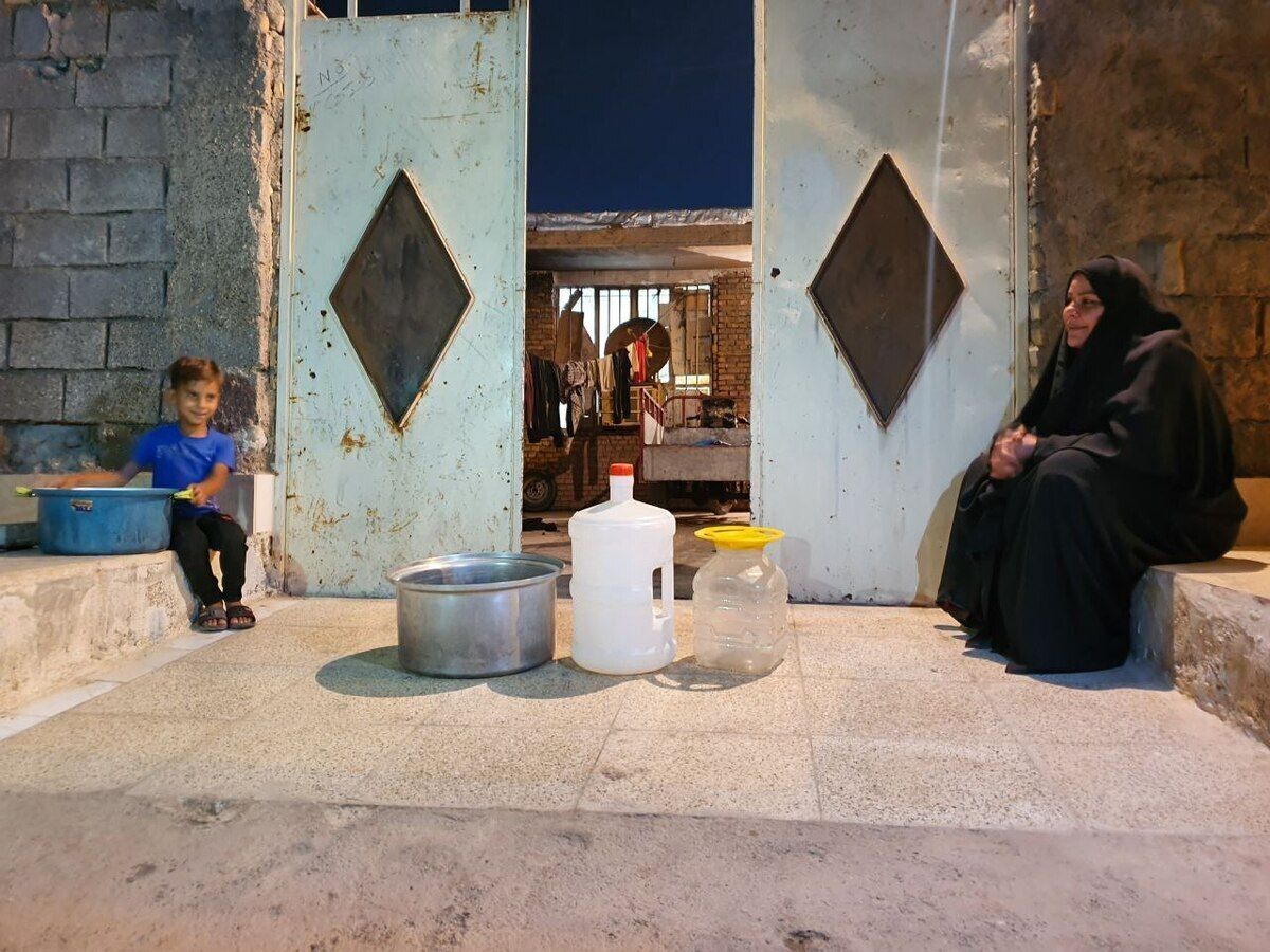 ادامه بحران انرژی در ایران؛ آب ملاشیه اهواز در دمای هوای ۵۰ درجه از یک ماه پیش قطع است