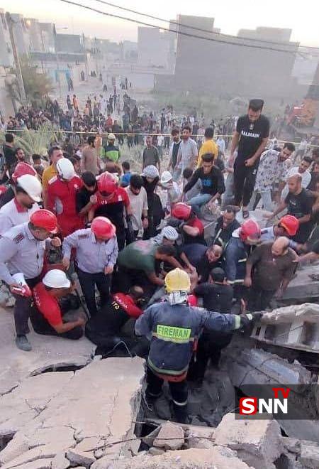 منفجر شدن یک ساختمان در اهواز جان شش نفر را گرفت