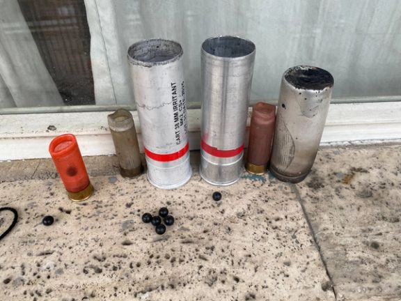 پوکه تسلیحات جنگی بهکار گرفته شده علیه مردم