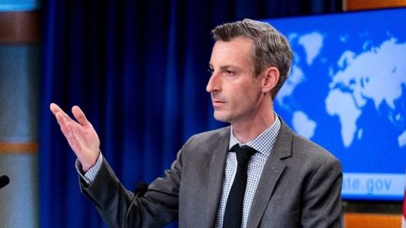 State Department spokesperson Ned Price during a briefing