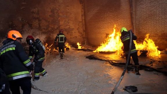 آتشسوزی در کارخانه فولاد سرخه سمنان یک کشته برجا گذاشت