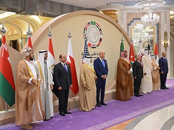 President Joe Biden meeting Arab leaders during his visit to Saudi Arabia in July 2022