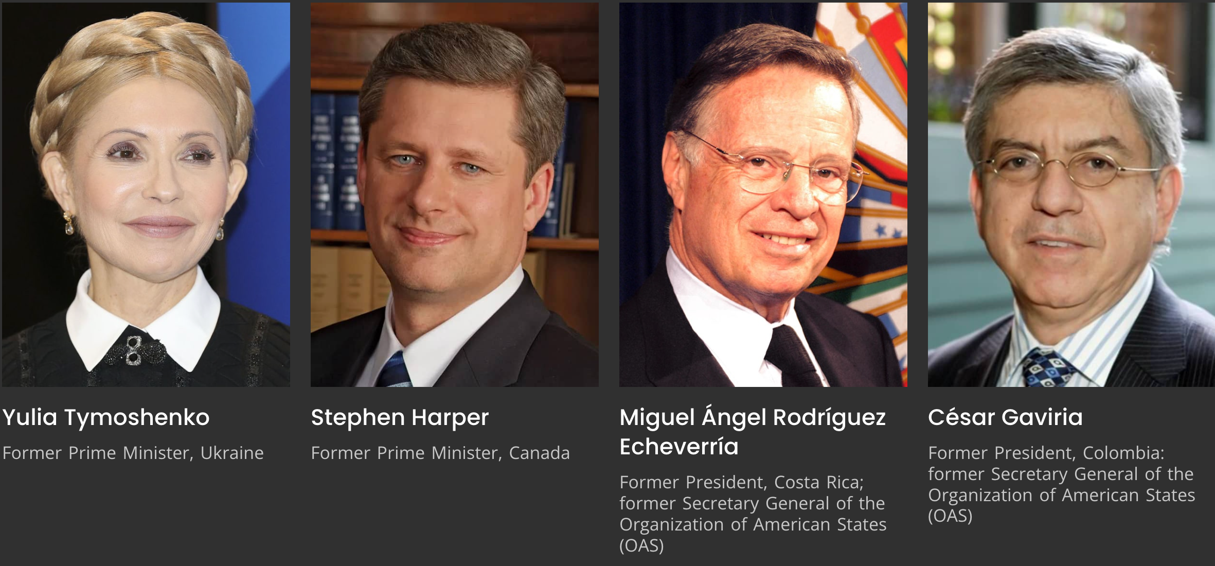 Some of the signatories of the letter  